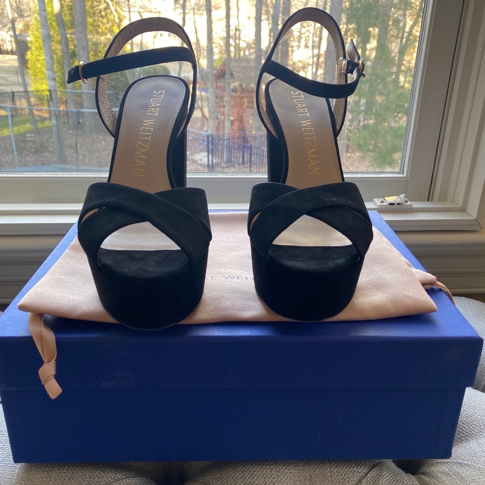 NWT Stuart Weitzman Soliesse Platform Sandals